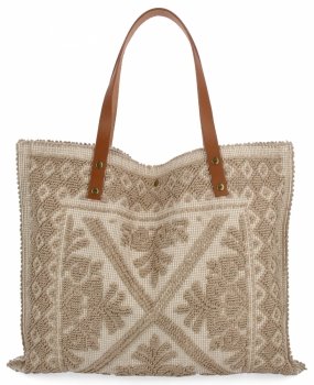 GENȚĂ DE DAMĂ shopper bag Vittoria Gotti bej închis 5887