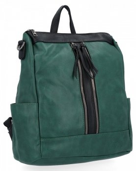 GEANȚĂ DE DAMĂ rucsac Hernan verde de sticlă HB0149