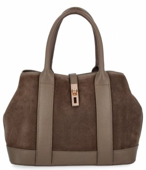 Geantă din piele elegantă tip cutie 653 Ziemista