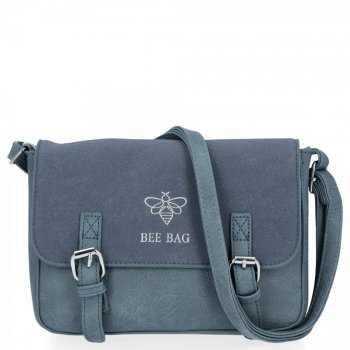 GEANȚĂ DE DAMĂ tip poștaș BEE BAG indigo 1002S2024