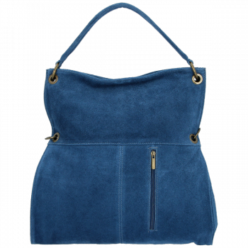 GEANȚĂ DIN PIELE universală Vittoria Gotti denim V5001C