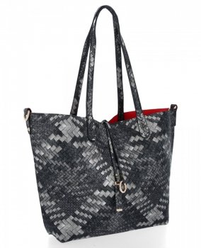 GEANȚĂ DE DAMĂ shopper bag Venere negru 333B