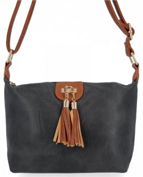 GEANȚĂ DE DAMĂ tip poștaș BEE BAG gri 0802S17