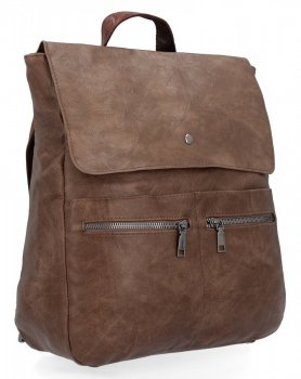 GEANȚĂ DE DAMĂ rucsac Herisson maro pământiu 1852L2048