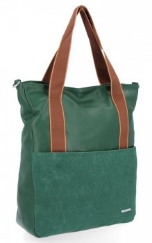 GEANȚĂ DE DAMĂ universală BEE BAG verde de sticlă 1752A558