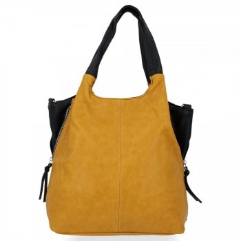 GEANȚĂ DE DAMĂ shopper bag Hernan galben HB0293