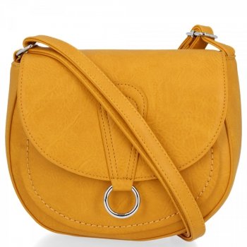 GEANȚĂ DE DAMĂ tip poștaș BEE BAG galben 1002S20