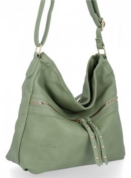 GEANȚĂ DE DAMĂ tip poștaș BEE BAG verde 1152S305