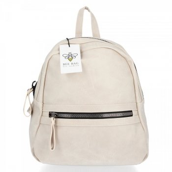 GEANȚĂ DE DAMĂ rucsac BEE BAG bej 1402M155