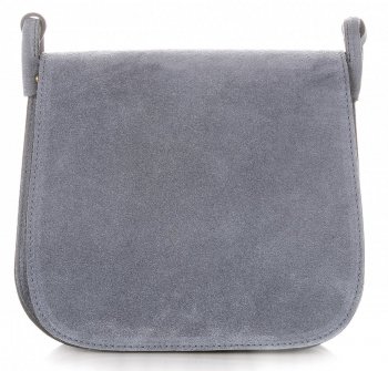 GEANȚĂ DIN PIELE tip poștaș Genuine Leather denim 0003