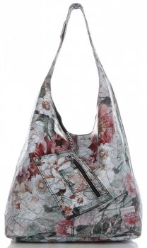 GEANȚĂ DIN PIELE shopper bag Vittoria Gotti negru VF9802