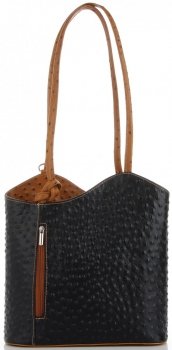 GEANȚĂ DIN PIELE clasică Genuine Leather gri 494