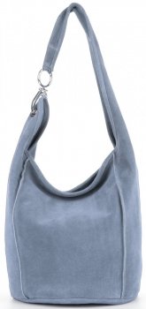 GEANȚĂ DIN PIELE universală Vittoria Gotti denim V688550