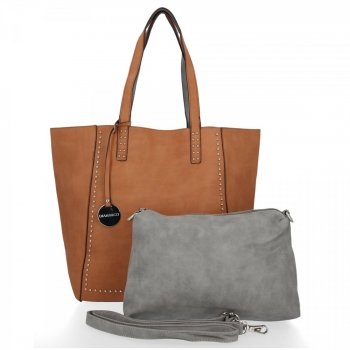 GEANȚĂ DE DAMĂ shopper bag Diana&Co roșcat DTL165-3