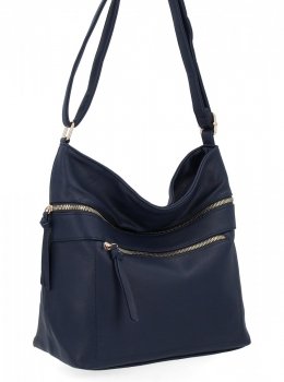 GEANȚĂ DE DAMĂ tip poștaș Herisson bleumarin 1052L2083