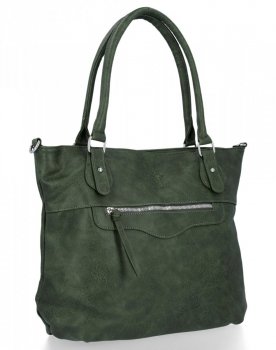 GEANȚĂ DE DAMĂ tip poștaș BEE BAG verde 1302L92