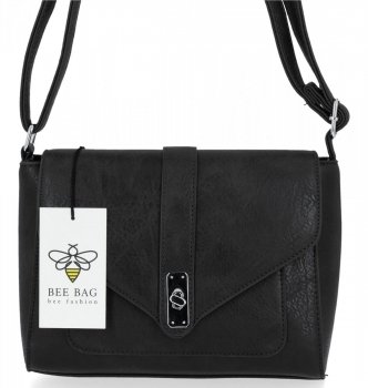 GEANȚĂ DE DAMĂ clasică BEE BAG negru 1002S18