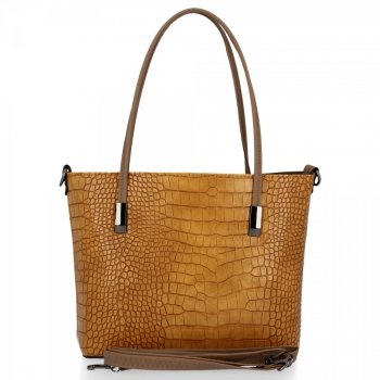 GEANȚĂ DE DAMĂ clasică BEE BAG roșcat 1956-03L