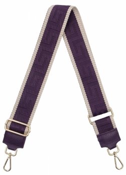 Curea de mână la modă Geometric PA005 mov închis/bej