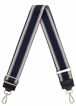 Módny pásik na tašku H04 modrý