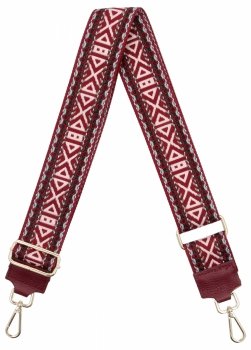 Módny pásik na tašku H08 bordový