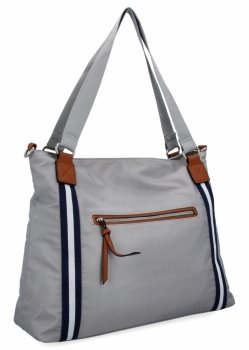 Dámská kabelka shopper bag Hernan svetlo šedá 6815