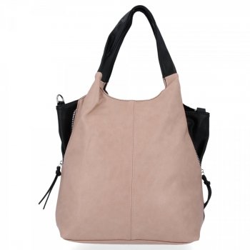 Dámska kabelka shopper bag Hernan púdrová ružová HB0293