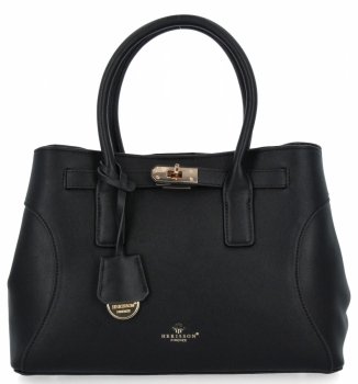 Dámska kabelka kufrík 3 komory firmy Herisson 275C6016 čierna