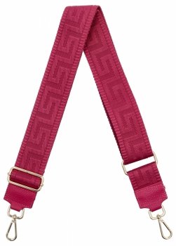 Módny pásik na tašku Geometric PA005 fuchsiový