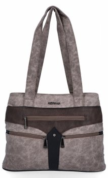 Dámská kabelka shopper bag Hernan zemitá 8006-1