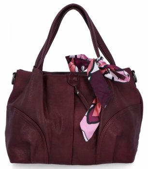 Univerzálna dámska taška Shopper Bag firmy Herisson 15B6038 Bordová