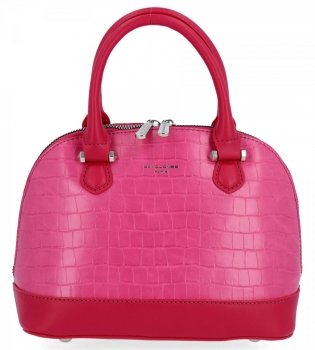 Dámska kabelka kufrík David Jones fuchsiová CM6432A