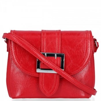 Dámska kabelka listonoška BEE BAG červená 1002S13