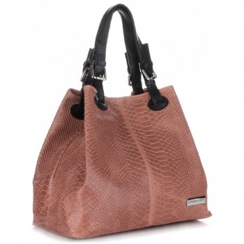 Kožené kabelka shopper bag Vittoria Gotti V2L
