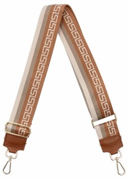 Štýlový pásik na tašku H10 hnedý