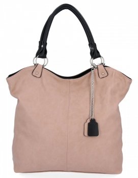 Dámska kabelka shopper bag Hernan púdrová ružová HB0150