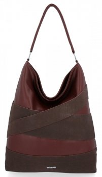 Dámska kabelka univerzálna BEE BAG čokoládová 1952A552