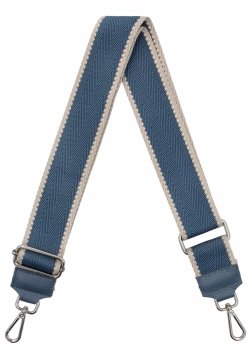 Módny pásik na tašku Herringbone P008 Svetlomodrý