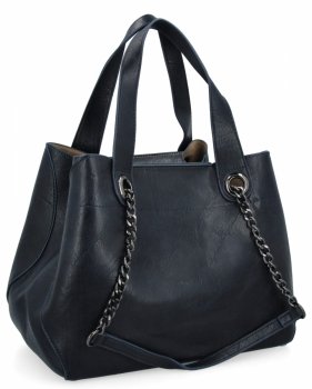 Dámská kabelka shopper bag Herisson tmavo modrá 1852A902