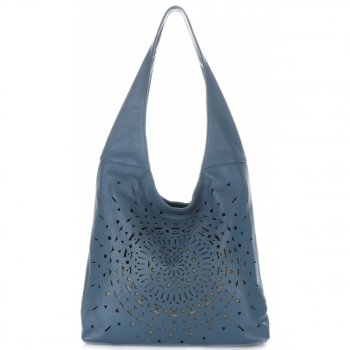Kožené kabelka shopper bag Vittoria Gotti jeans V31