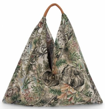 Talianska Kabelka Shopper bag v Módne Vzory 835 Multikolor