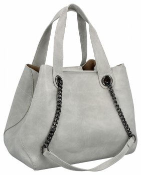 Dámská kabelka shopper bag Herisson svetlo šedá 1852A902