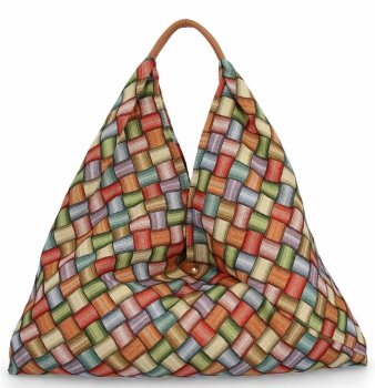 Talianska Kabelka Shopper bag v Módne Vzory 835 Multikolor
