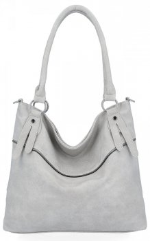Dámska kabelka shopper bag Herisson svetlo šedá 1302B366