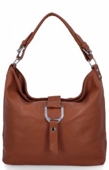 Klasická dámska taška na rameno firmy Herisson 16B376 hnedá