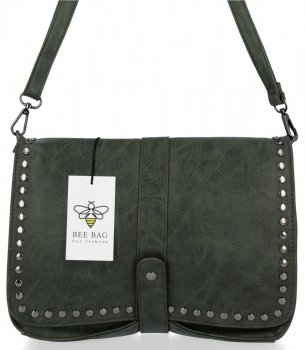 Dámska kabelka listonoška BEE BAG zelená 2152M119