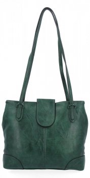 Dámska kabelka shopper bag Hernan fľašková zelená HB0225