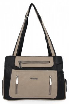 Dámská kabelka shopper bag Hernan čierna 3892