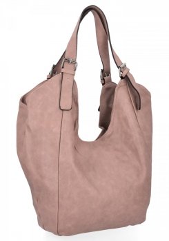 Dámska kabelka shopper bag Hernan špinavá ružová HB0318