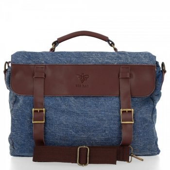 Dámska kabelka univerzálna BEE BAG tmavo modrá AK18259